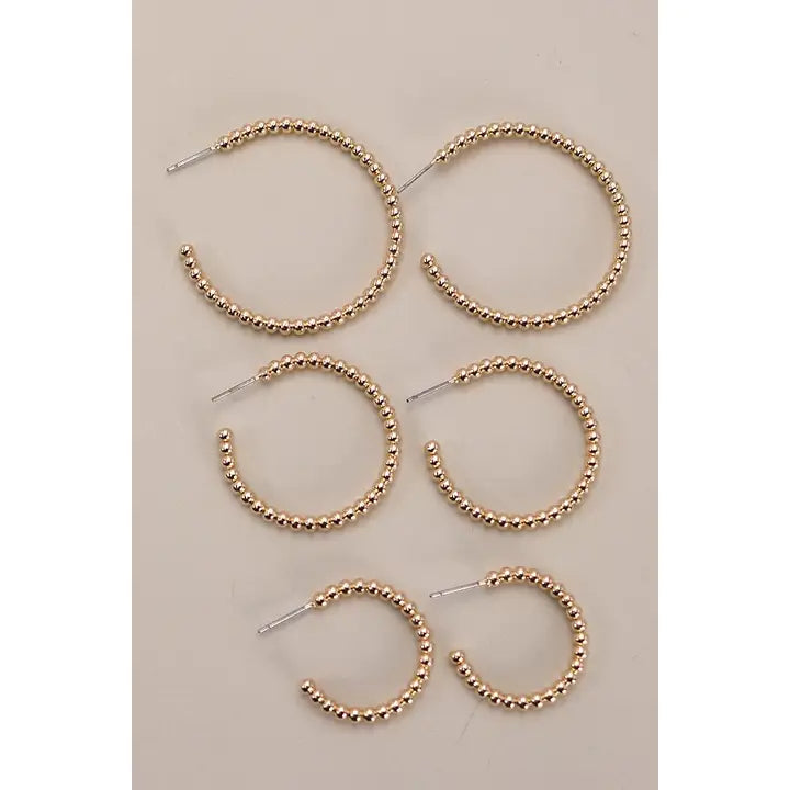 Classic Gold Hoops