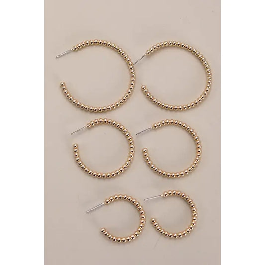 Classic Gold Hoops