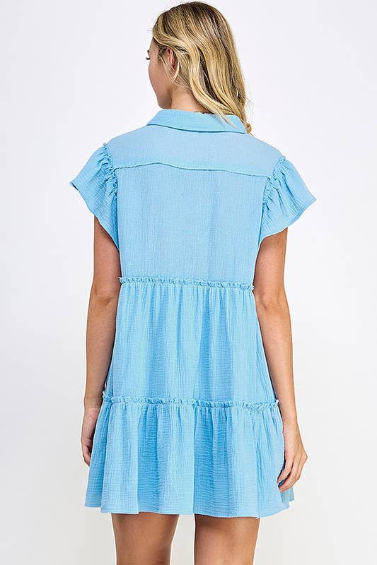 Over The Moon Babydoll Dress