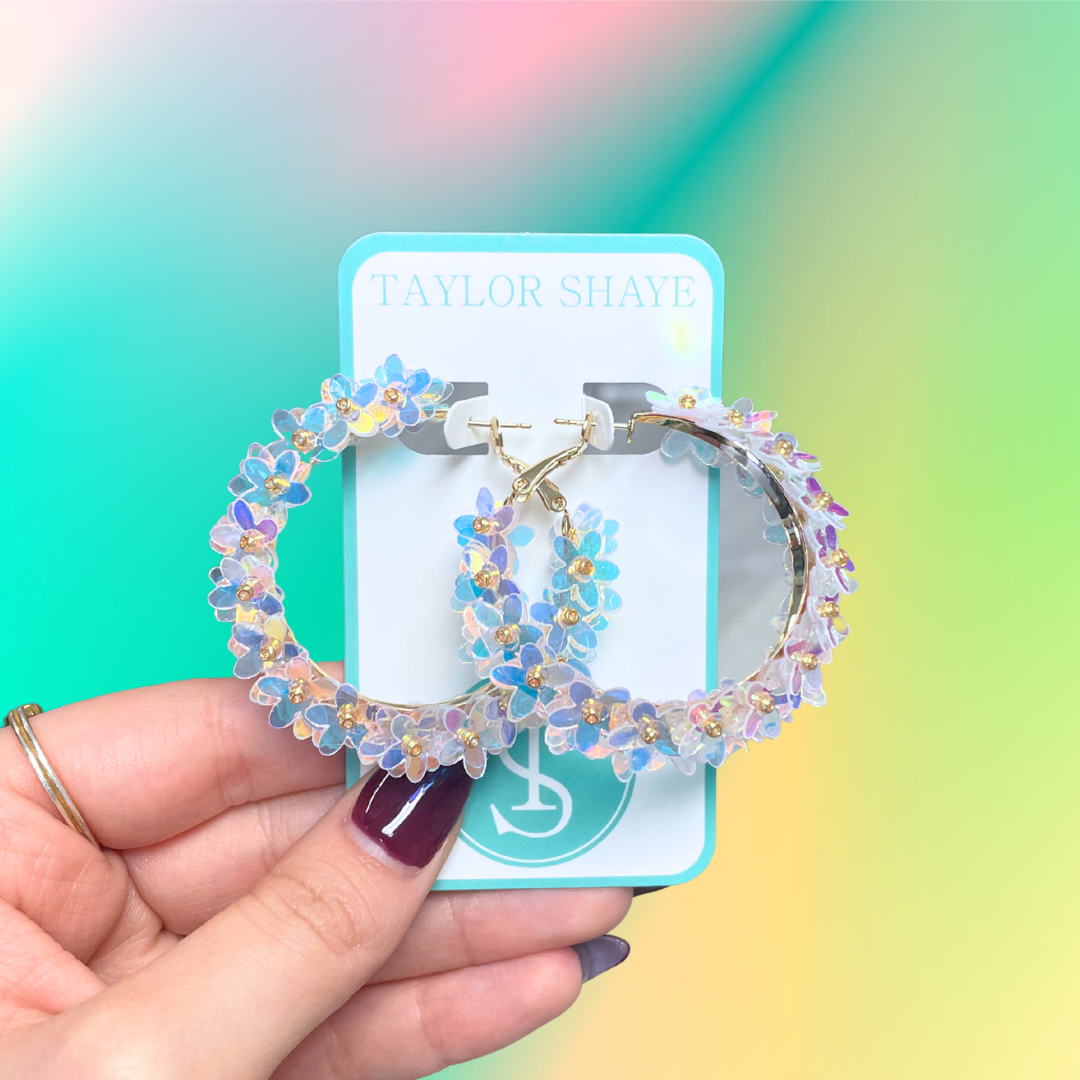 Lily Flower Hoops