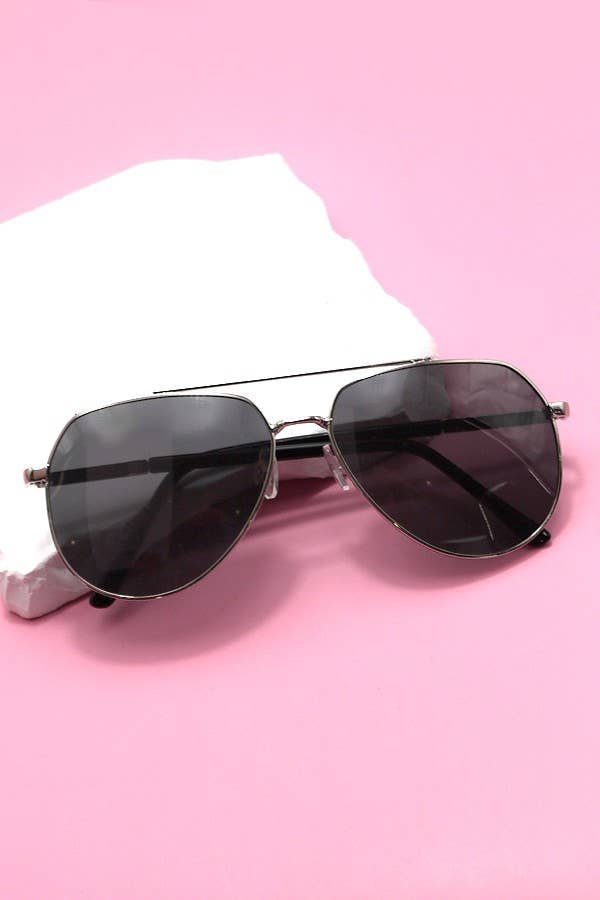 DOUBLE BRIDGE SUNGLASSES AVIATOR