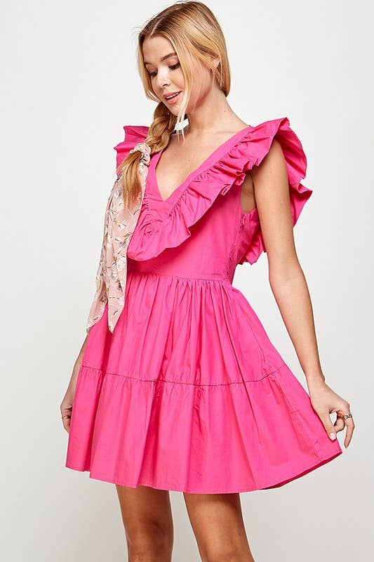 Romantic Ruffle Tiered Dress