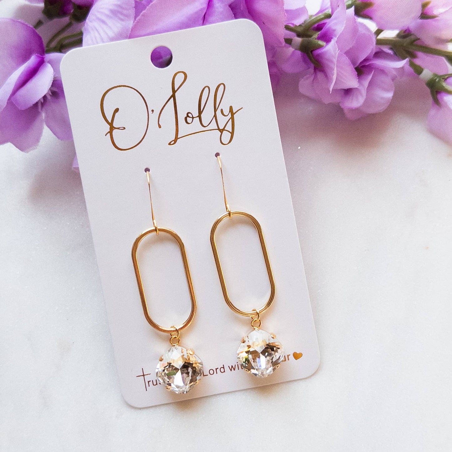 Gold Open Oval