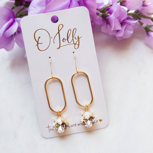 Gold Open Oval