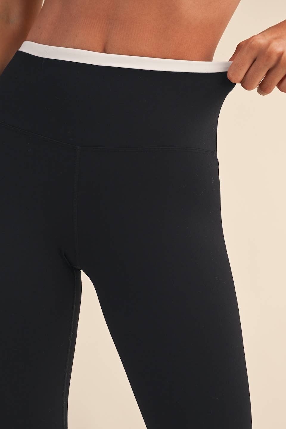Contrast Binding Legging