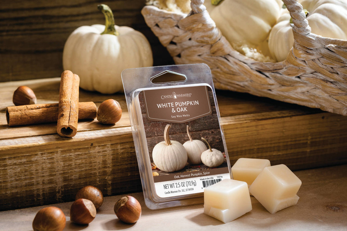2.5 oz Wax Melt White Pumpkin and Oak