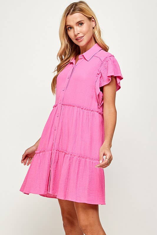 Over The Moon Babydoll Dress