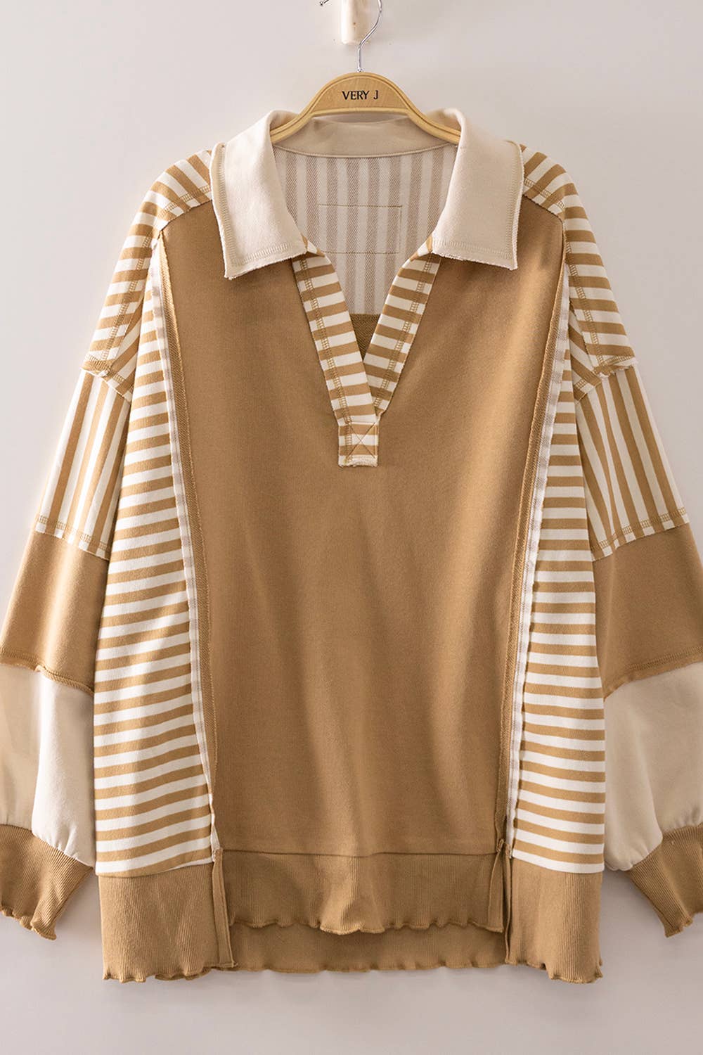 Vintage Stripe Rugby Sweatshirt