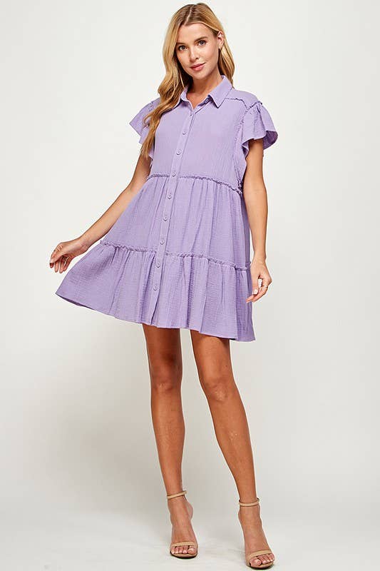 Over The Moon Babydoll Dress