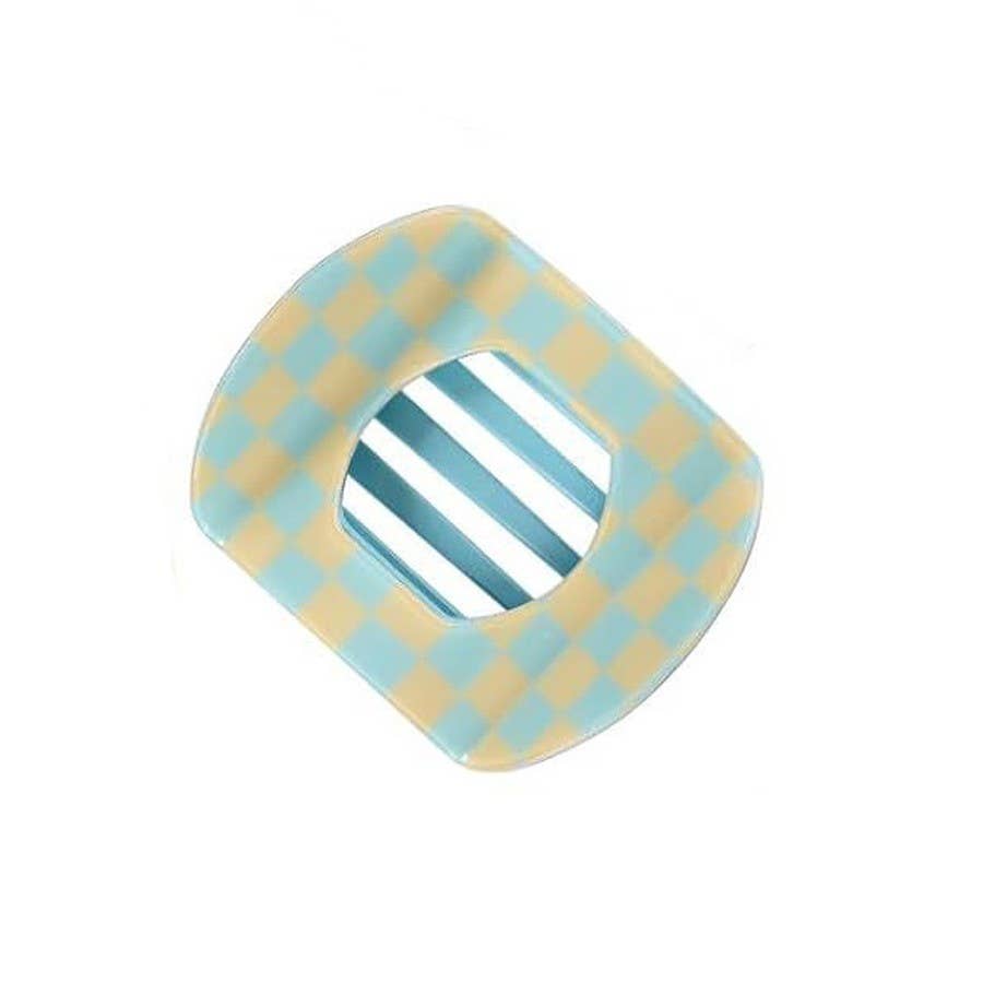 Jumbo Lay Flat Oval Hair Claw Clips Secure Styling