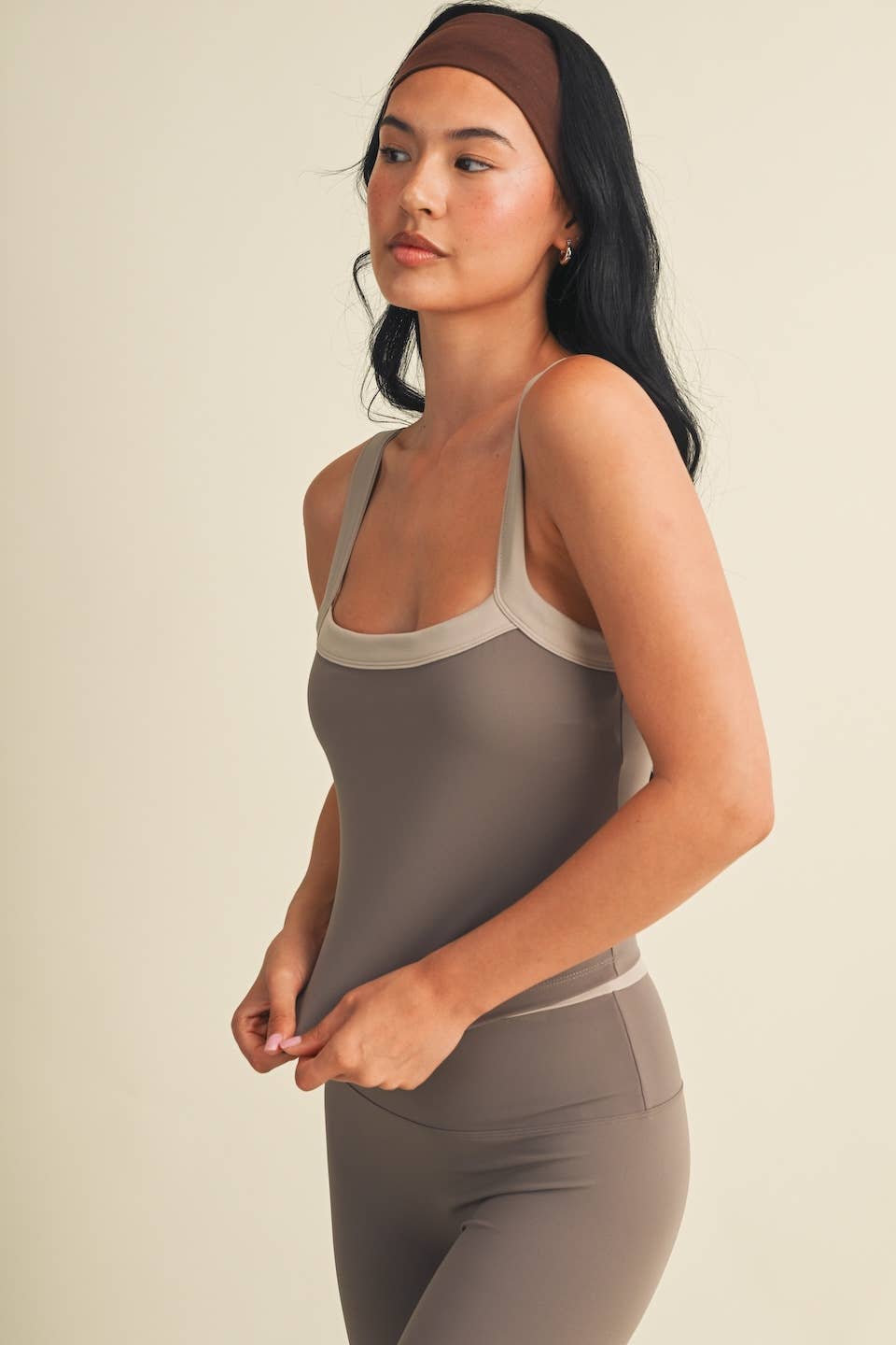 Contrast Block Tank Top