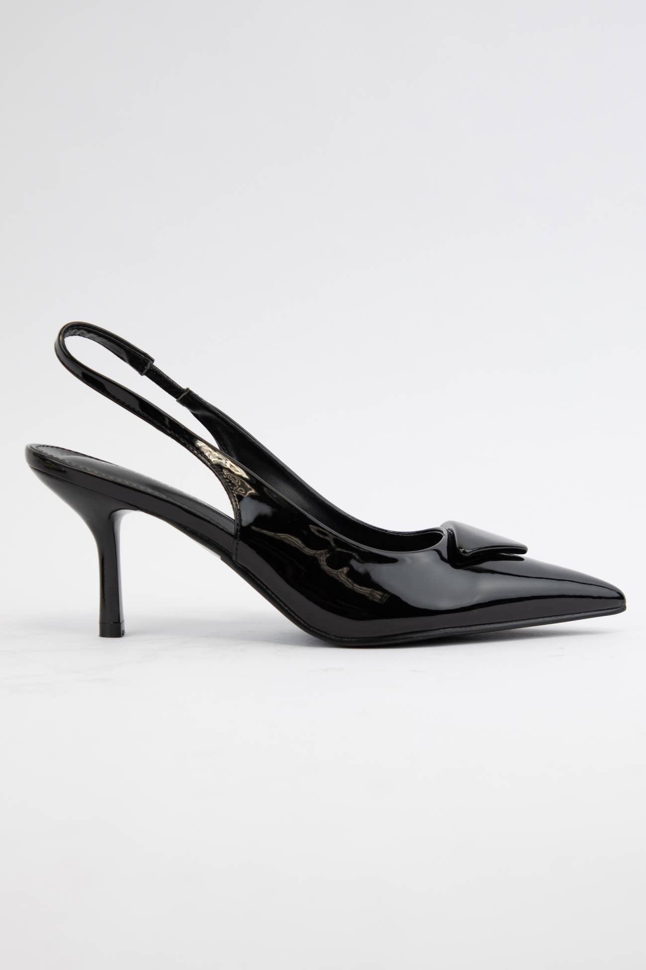 CHEVELLE POINTED-TOE SLINGBACK STRAP KITTEN HEELS