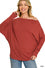 Hacci Dolman Sleeve Boat Neck Top