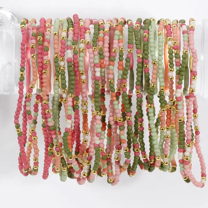 Splended Iris Beaded Bracelet