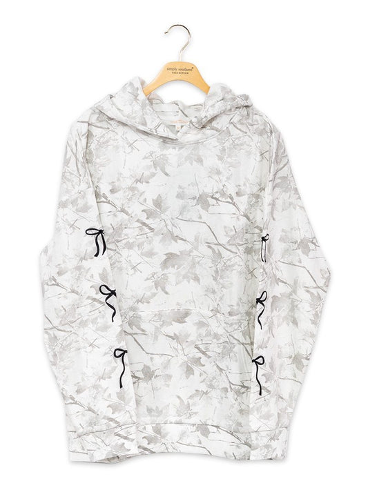 SS Camo Bow Pullover Hoodie