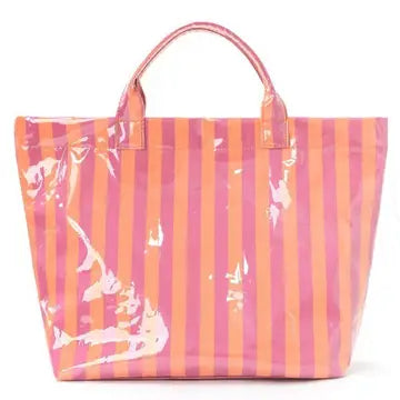 Striped Tote bag