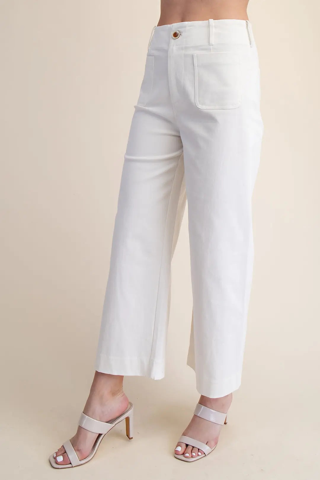 Colette Cropped Wide-Leg Pants
