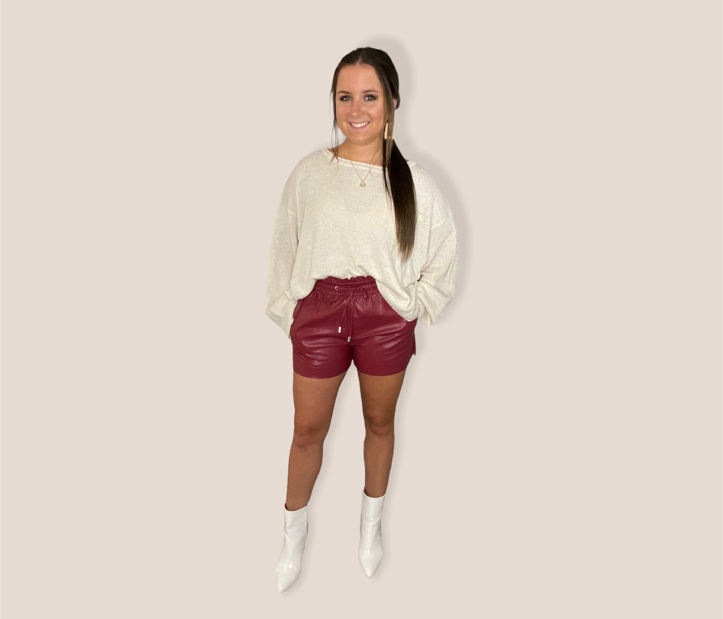 Leather Trends shorts