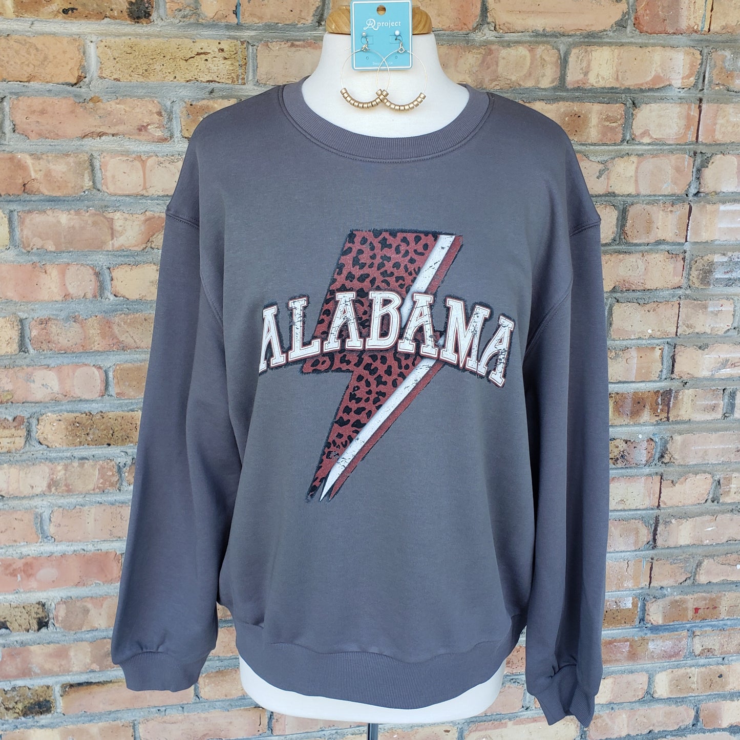 Alabama Lightning Bolt Sweatshirt