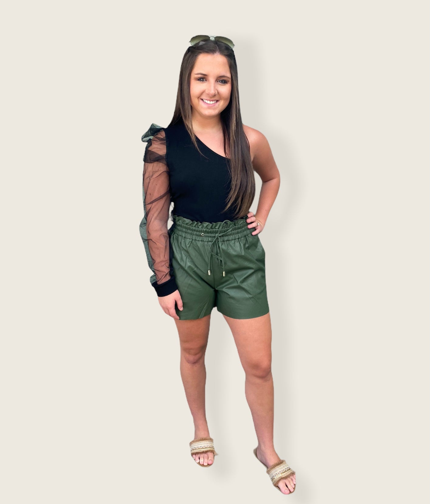 Leather Trends shorts