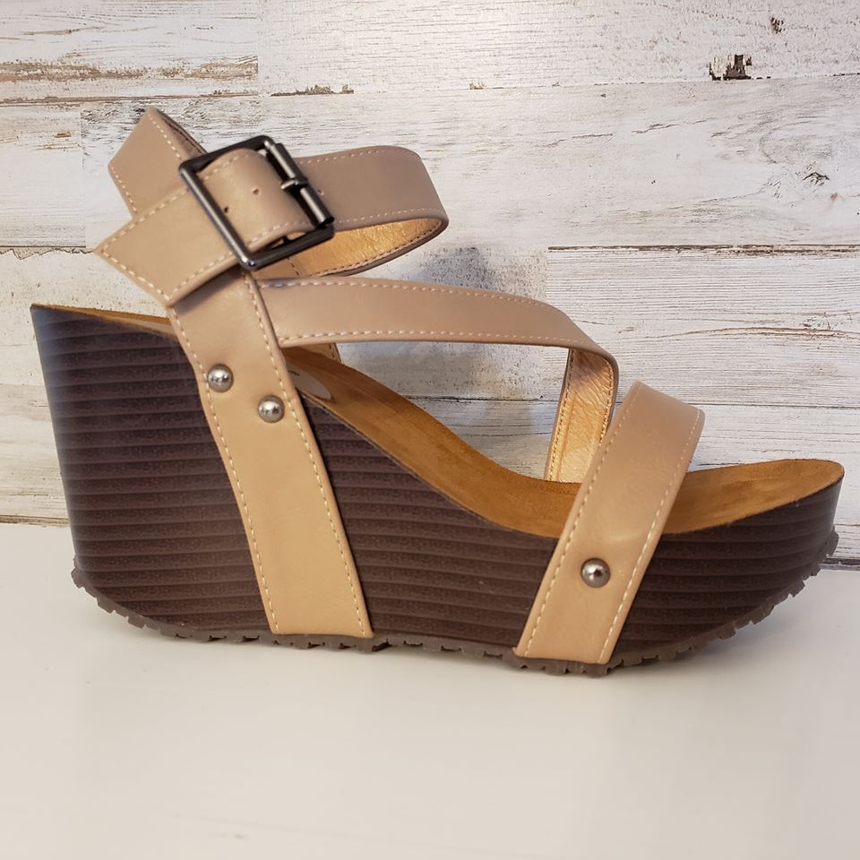 Strappy Wedge